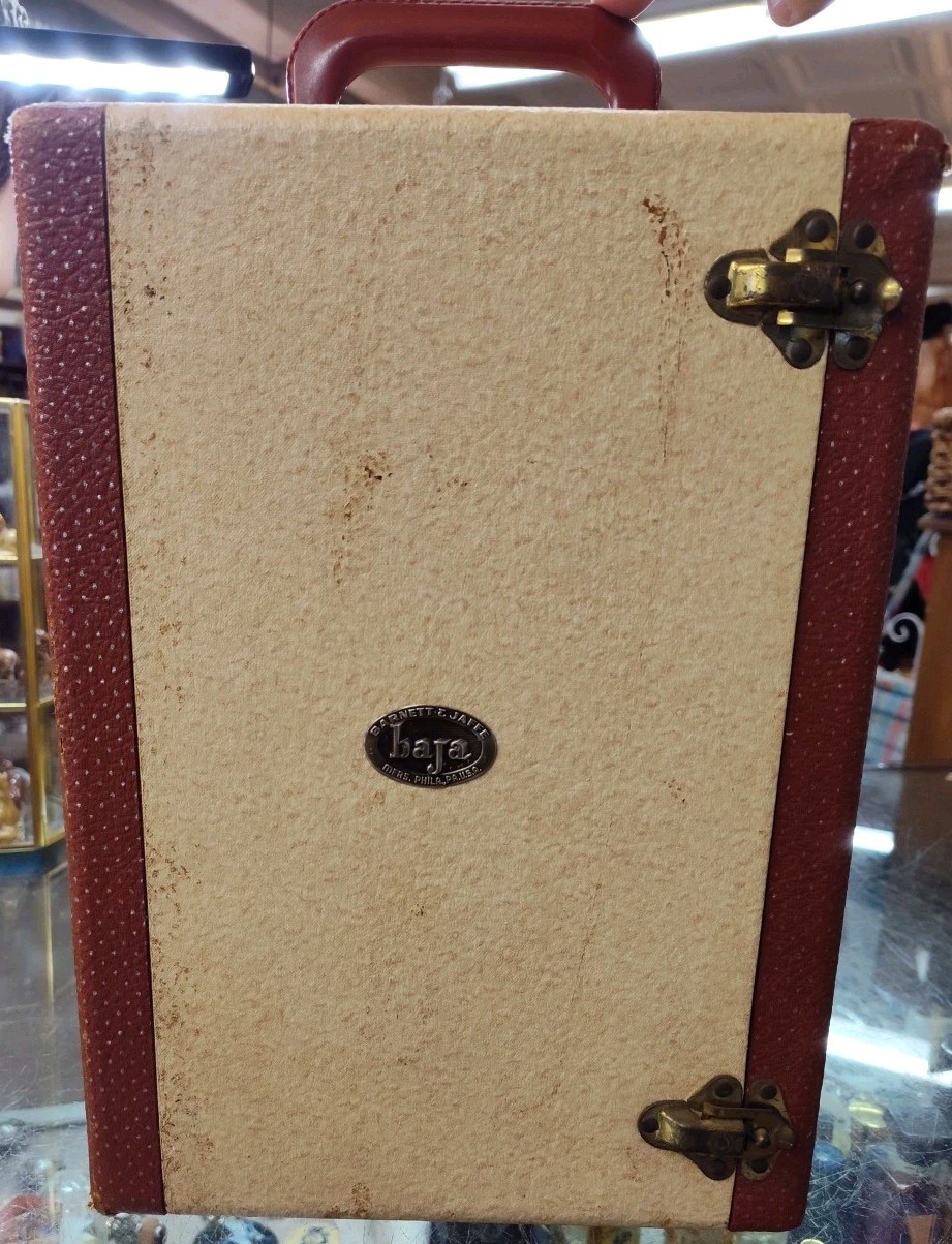 BARNETT & JAFFE BAJA Slide Carrying Case Trunk Slides VINTAGE Photos 1950s MCM