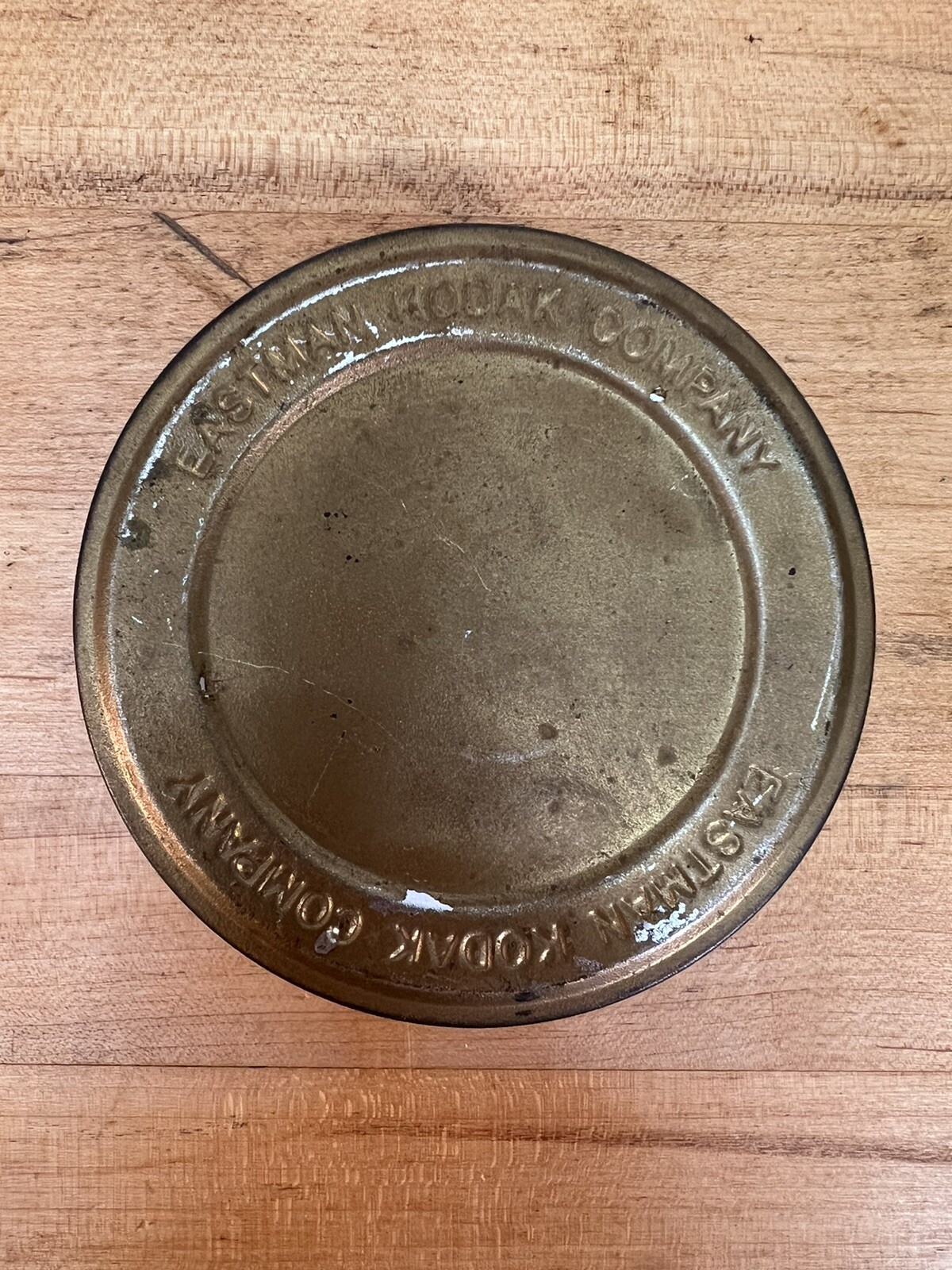 Vintage Eastman Kodak Film Company Canister 3.75″ Reel Storage Tin Advertising