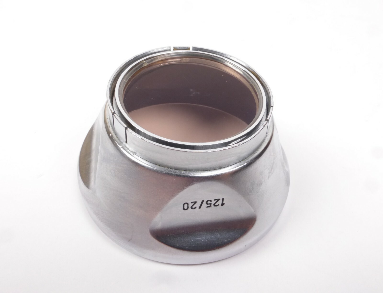 Voigtlander Vitessa 34.5mm Push Fit Chrome Lens Hood Shade125/20