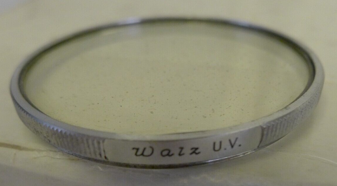 Walz 39mm U.V. Ser VI Screw In Filter +Original Case – Japan