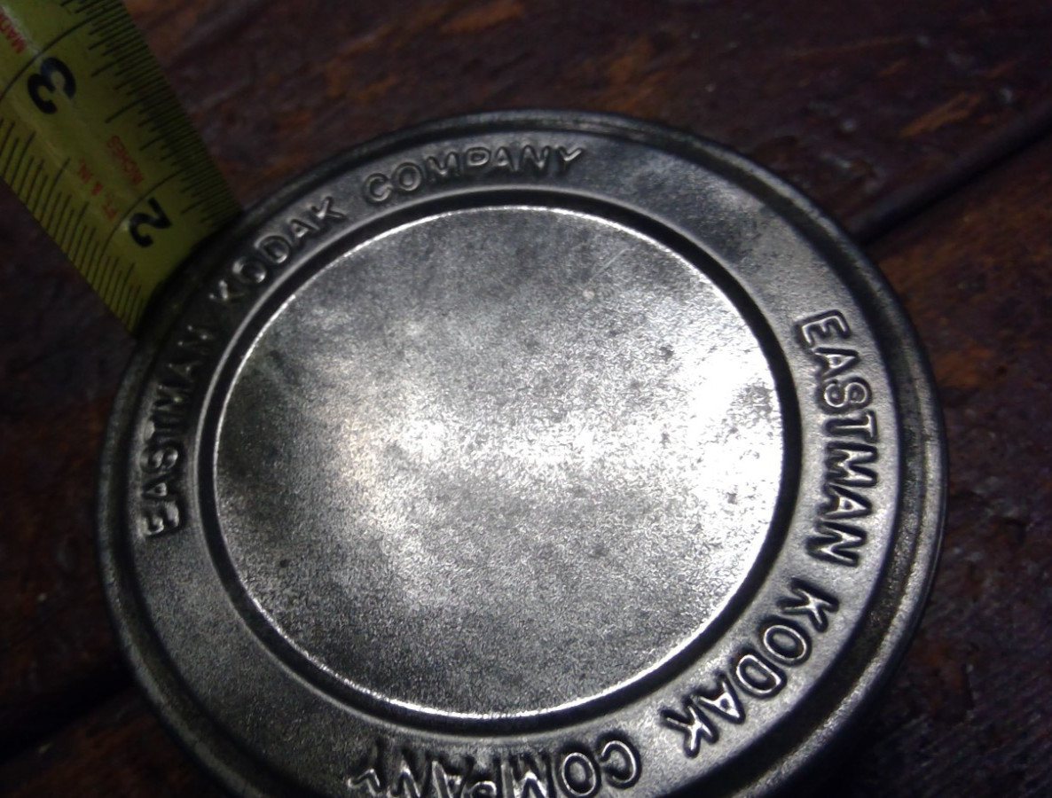 Vintage EASTMAN Kodak Film Reel Canister Empty Movie 8 mm Metal Tin 3.75″x1 5/8″