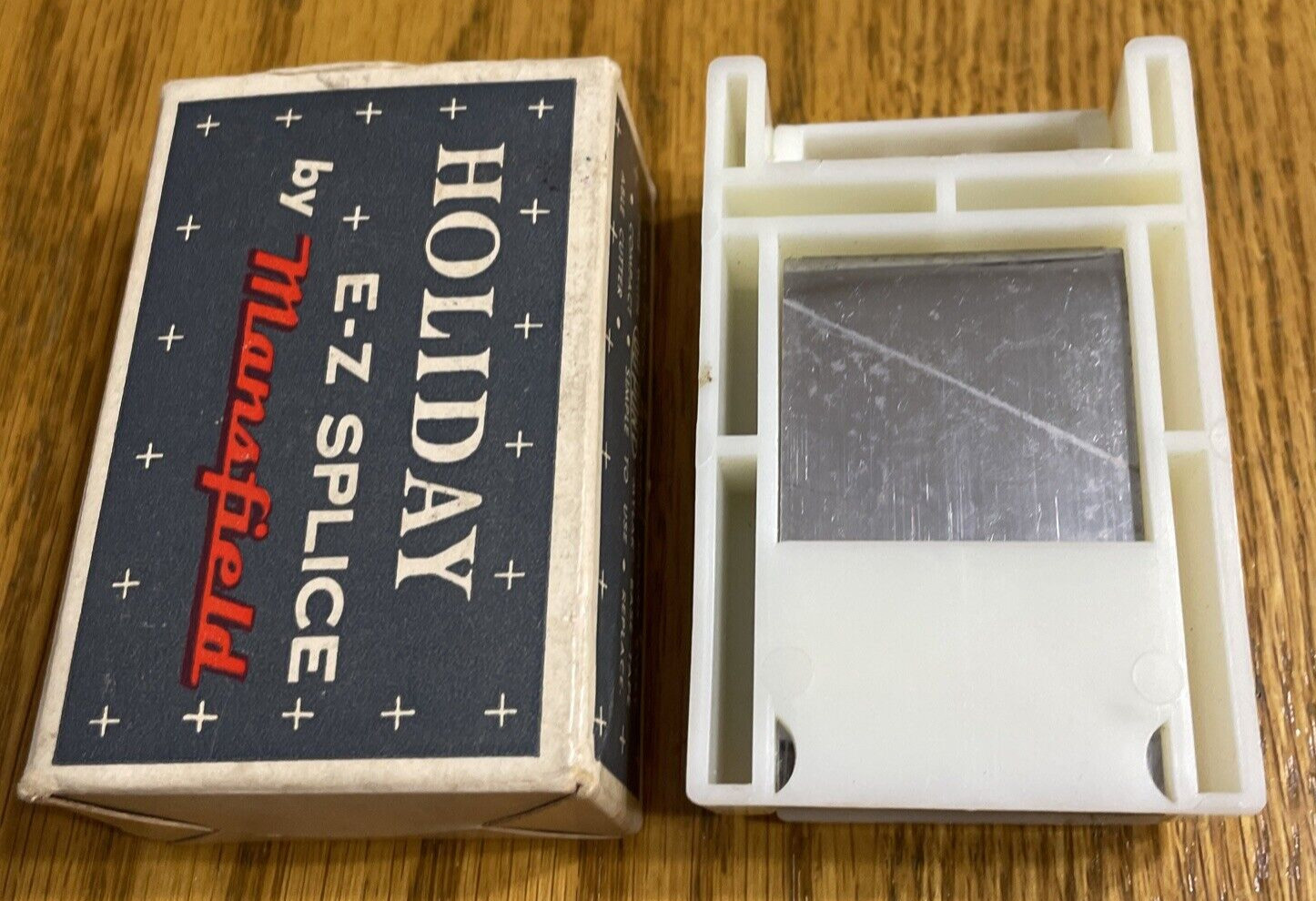 Holiday E-Z Splice Tape Cutter By Mansfield USA Vintage