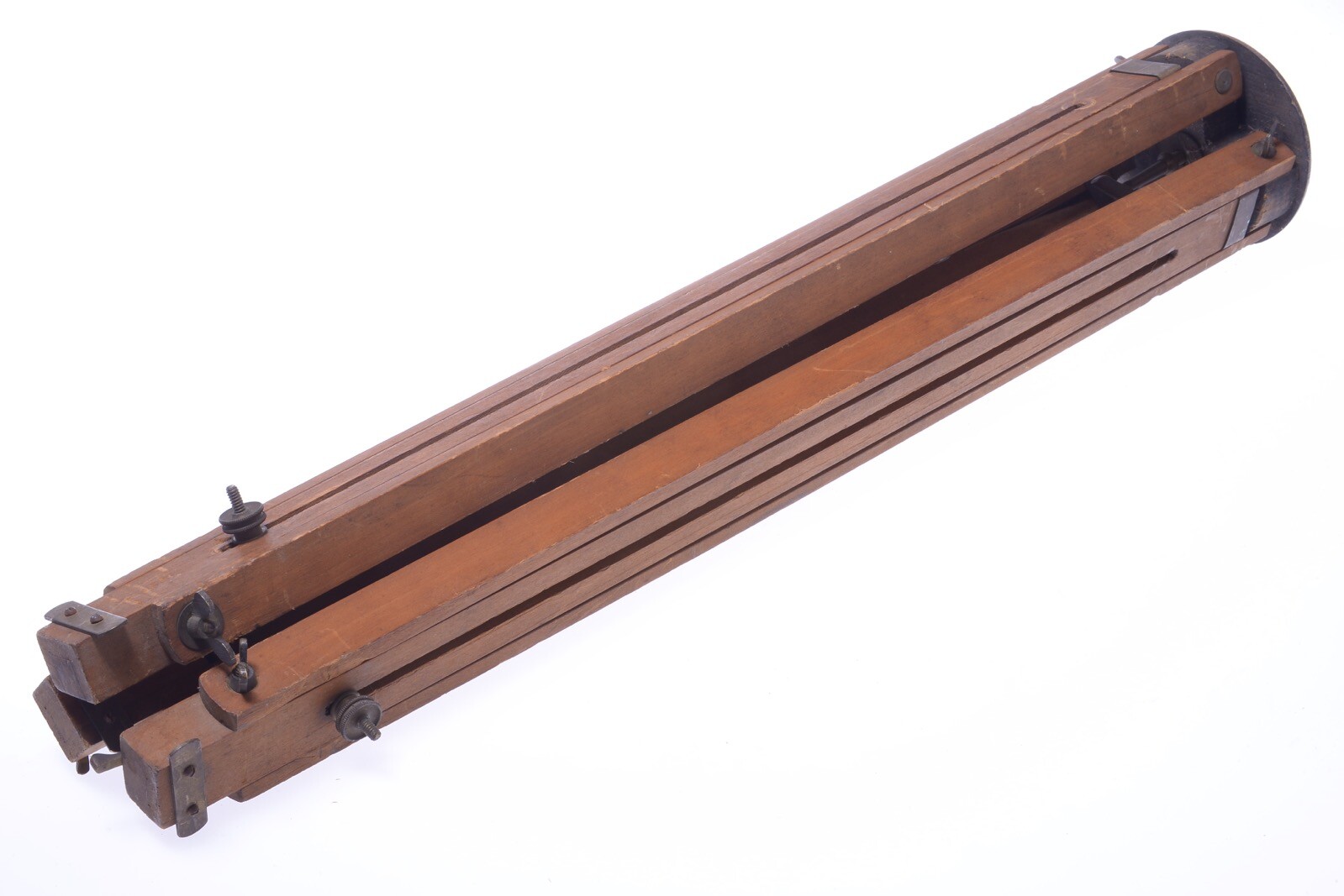 ✅ ANTIQUE WOOD TRIPOD 155CM, 61.00″ GLASS PLATE 4×5 LARGE FORMAT FIELD CAMERA