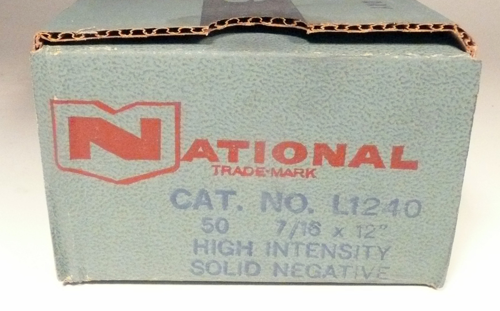 CARBON ARC RODS for THREATRICAL USE – 1 BOX of 7/16 x 12″ NATIONAL NEGATIVES