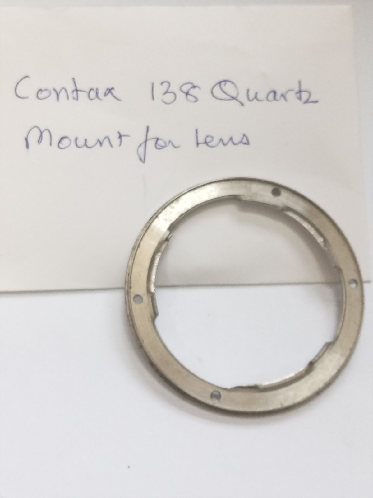 Contax 138 Quartz Lens Mount Original Used Spare Part