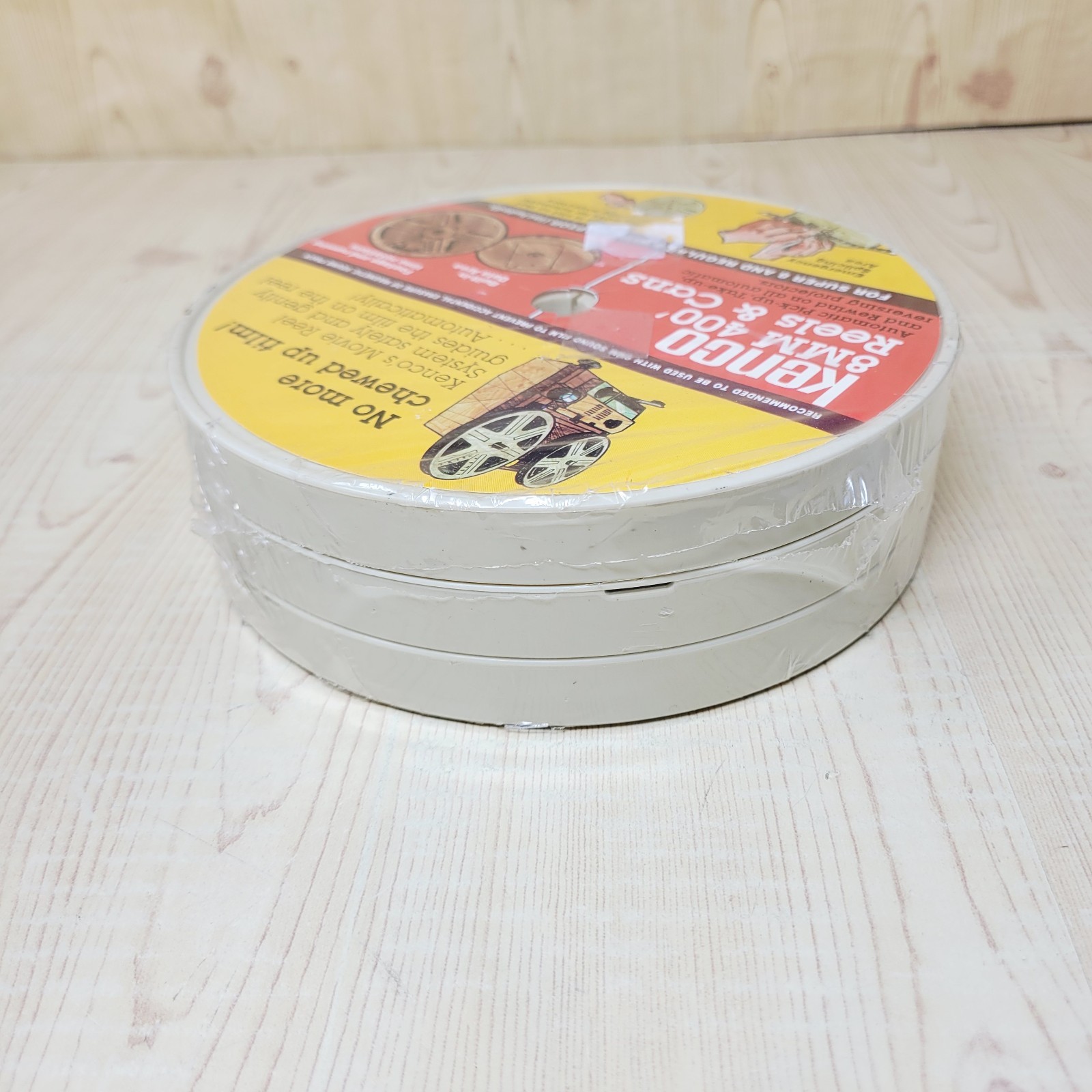 Pack of 3 Kenco Plastic 7″ 400′ 8mm Movie Film Reels NEW OLD STOCK