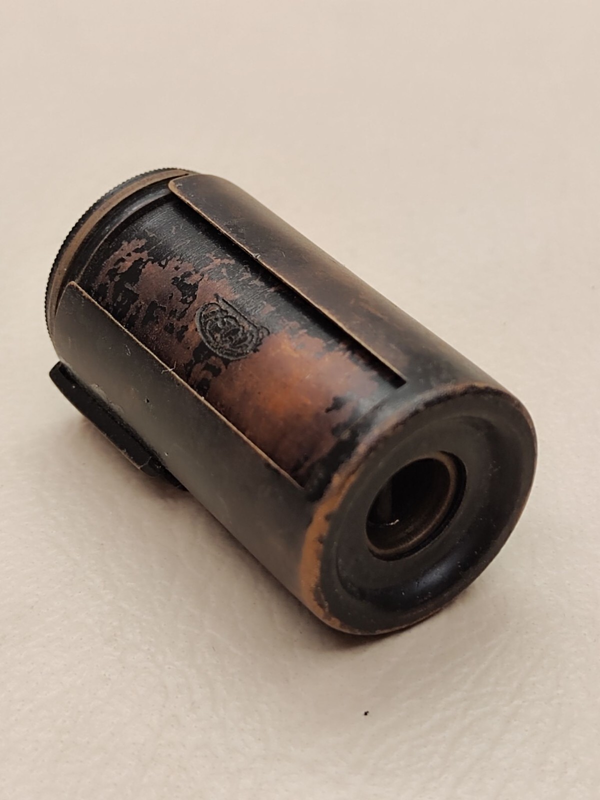 Reloadable cassette for 35 mm film brass for Fed cameras USSR