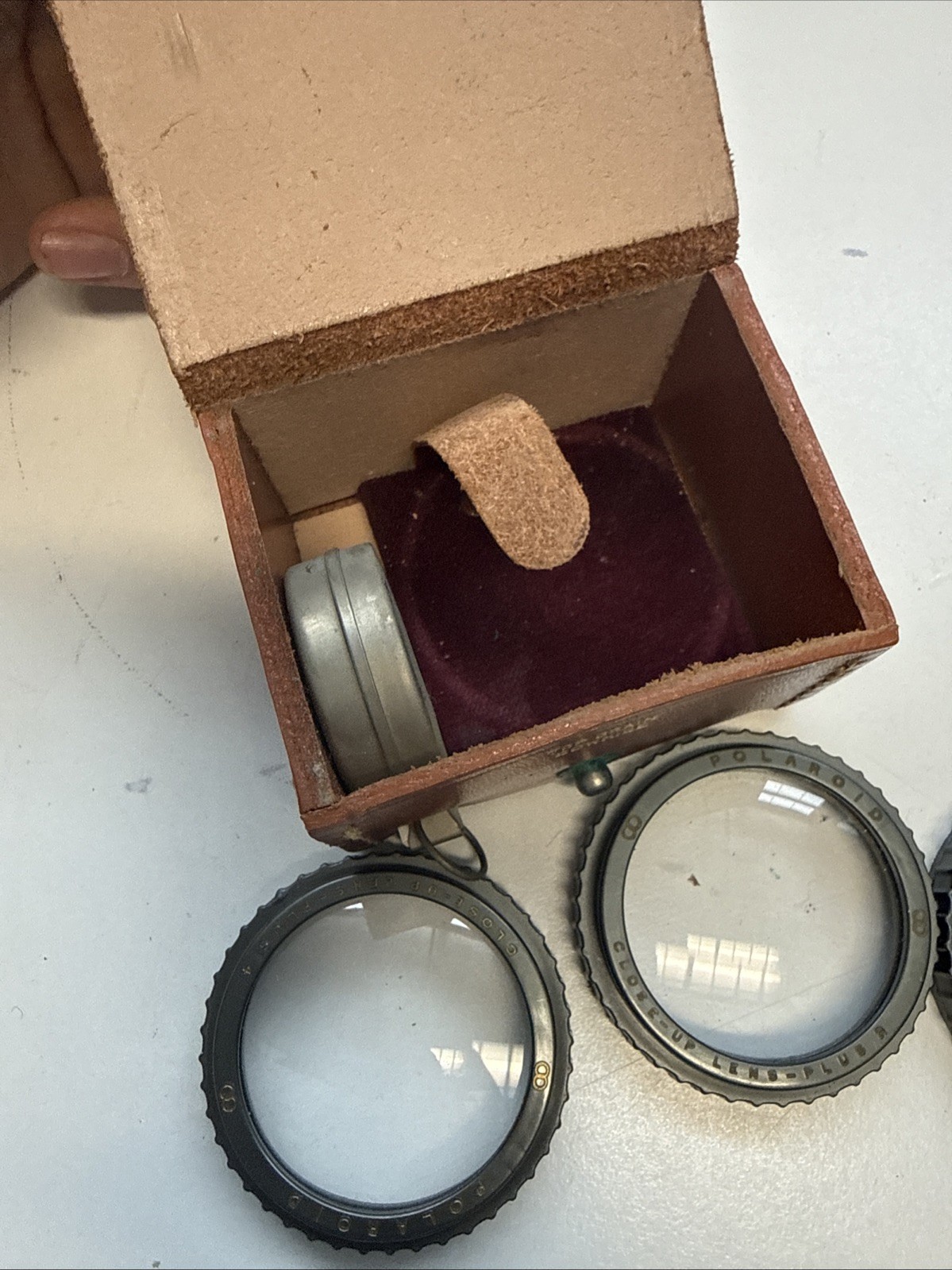 Polaroid Close-Up Lens Kit – 3 w/Leather Case -RARE