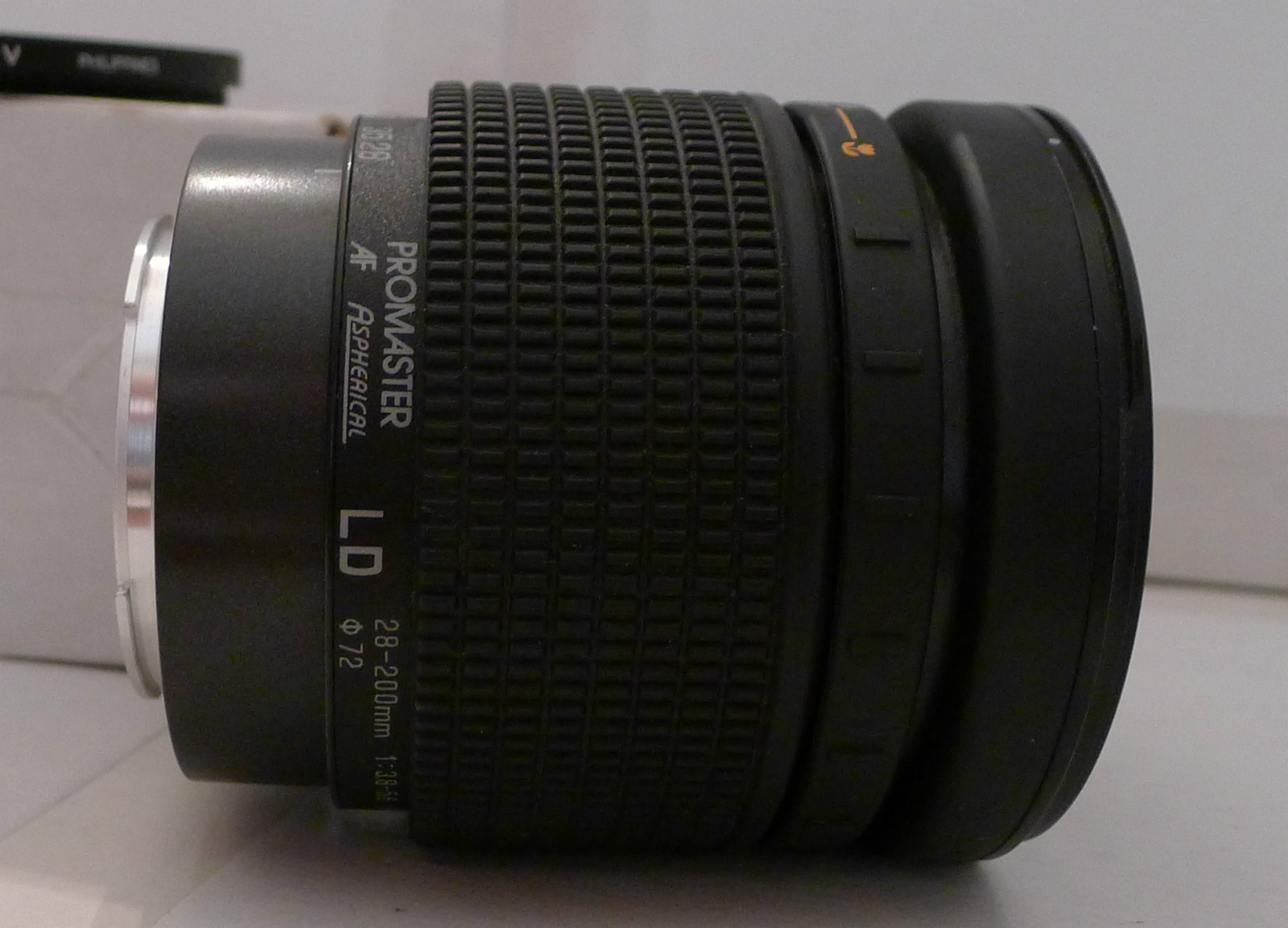 Promaster AF Aspherical LD 1:3.8-5.6 28-200mm Lens 72 +UV Filter -MINOLTA TESTED