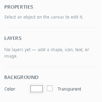 Logo maker layers and background color controls
